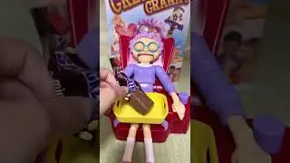 Granny's mini snickers #shorts #greedygrannygoliath #snickers  #chocolate #asmrsounds #trending #toy