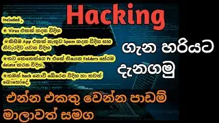 Hacking Full Course For Beginners / How to learn hacking course / Sinhala / 2022