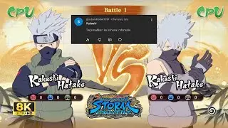 Kakashi vs Kakashi Anbu [Request Fight] | NARUTO BORUTO Ultimate Ninja STORM CONNECTIONS [8K 60FPS]