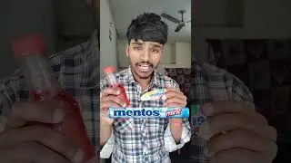 Mentos Dalte Hi Sting Me Kya Hua? 💥 #new #ytshorts #trending #vlog #cocacola #experiment #shorts
