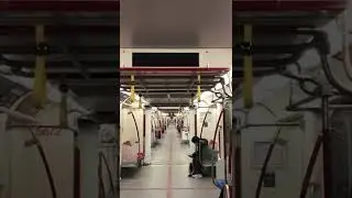 TTC Line 1 train saying &ldquo;Next Station is Vaughan Metropolitan Centre. This is a Terminal Station