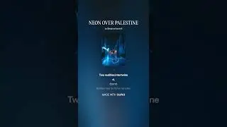 NEON OVER PALESTINE 1 #80s #80smusic #newmusic #music