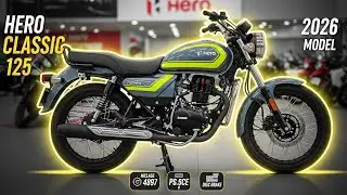 New Hero Classic 125 | 2026 Model | Full Walkaround Review | Mileage 70 KM, Features & Price