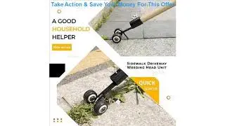 Slide Hot Sale Weeds Snatcher Lawn Mower Weeding Head Steel Garden Weed Razors Lawn Mower Garden Gr