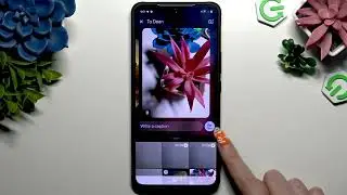 VIVO V60 Lite 5G &mdash; как добавить фотографии в текстовое сообщение