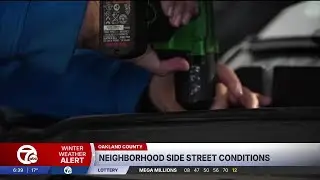 Metro Detroit drivers battle tire pressure drops and dead batteries in frigid weather