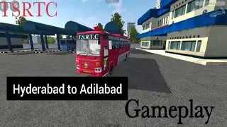 🎥 TSRTC Super Luxury Bus Mod Gameplay | @ExpressGameplay | Bus Simulator Indonesia 🚌🔥