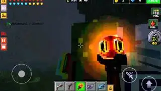 Pixel Gun 3D fire orb stealth kill