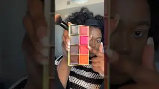 ⁠#mua #blackgirlmakeup #makeup #makeuptutorial #contourpalette #blushpalette