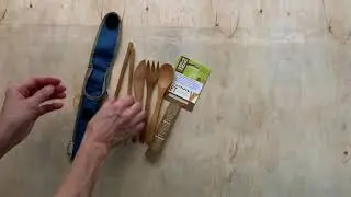 To-go Ware - Bamboo Utensil Set / Set d&rsquo;ustensiles en bambou