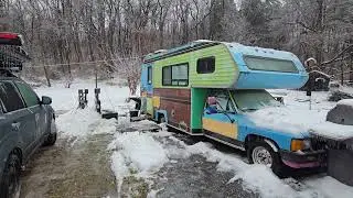 На природе и в помещении: что вы упускаете? Альтернативная жизнь на колесах: ледяной шторм