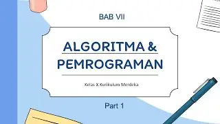 Memahami Algoritma dan Pemrograman