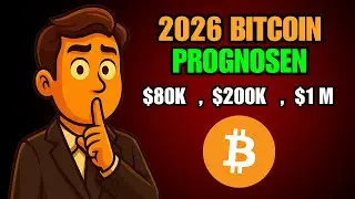 Bitcoin-Preisprognosen f&uuml;r 2026: 80.000 $? 200.000 $? 1 Million $? Detaillierte Analyse