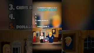 Top 5 CELEBRITY CHAOS Moments on Family Guy 😳