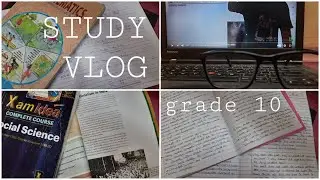 StudyVlog 1 | Few hours after my online classes | Grade 10 | Indian Student