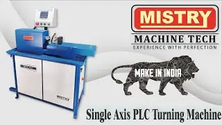 Single Axis PLC Turning SPM Machine | Mistry Machine Tech Jamnagar #turningmachine #cncturning #spm