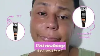 Testando base baratinha (Uni Makeup)