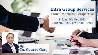 Intra Group Services - Transfer Pricing Perspective