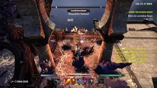 ESO Magicka Dragonknight DPS,  3m dummy 63,2k dps selfbuffed Harrowstorm