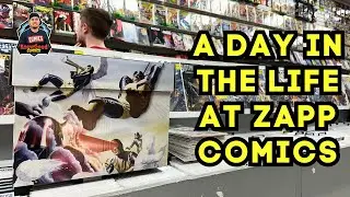 A Day in the Life at ZAPP COMICS! Check out the comics I found!