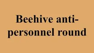 Beehive anti-personnel round