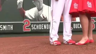 Busch Stadium wedding