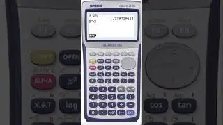 Casio Graph - Powers and Exponents