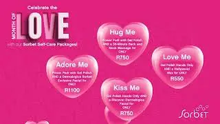 Exclusive self-care packages this Feb. Book now. #sorbet #nails #selflove