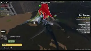 Drex Boss battle in Jurassic Blocky