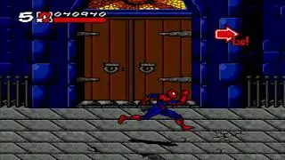 Spider Man & Venom: Maximum Carnage (1994) Stage 3 - Alleyway Gameplay (Sega Genesis)
