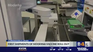 Moderna vaccine being rolled out around the U.S.