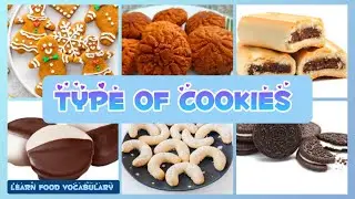 Cookies Vocabulary||Type of Cookies||Improve your English||Daily vocabulary||Be a Vocabularian.
