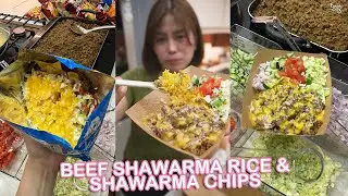 SHAWARMA RICE & SHAWARMA CHIPS w/ 3 SAUCES | Modern Nanay