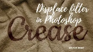 Displace Filter in Photoshop | Explained in Hindi | Free Graphic Design Tutorial.