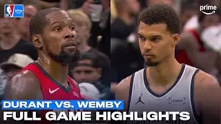 Victor Wembanyama and Kevin Durant BATTLE in San Antonio | NBA on Prime