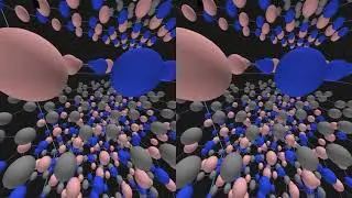 A 3D movie: Exciton in a grapheneBN heterostructure