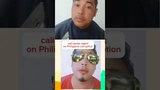 Call center agent on Philippines corruption.. Nagsalapat nasad iyang English pipss😅😅😝 #contentonly