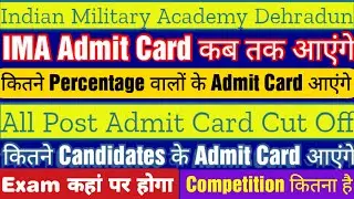 Indian Military Academy Dehradun Admit Card | Exam Date | Admit Card Cut Off | Exam Pattern | IMA