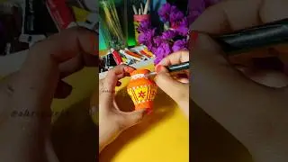 Mini Matka Painting | Small Art Big Beauty 🎨✨ #shortsfeed #shorts #matka #painting #art