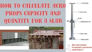 How to Calculate Acrow Props for Slab Formwork | Beginners Guide