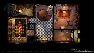 Death House 1F | Battlemap Demo | Curse of Strahd | Beneos Animated RPG Maps