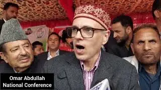 Omar Abdullah openly attacks PDP and Mehbooba Mufti during election rally in Anantnag.