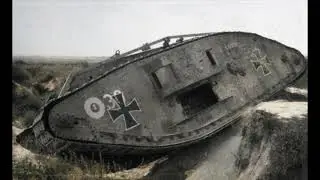 History Recolored: German Tanks of World War I in Rare Colorized Footage