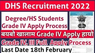 DHS साख्रिखौ Degree/HS Pass फोराबो Grade-4 आव Apply हायो Apply Process Assam Health Dept Recruitment