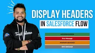 How to add Headers in Salesforce Screen Flow | Banners in Screen Flow