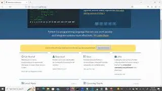 Python Basics Course for beginners - installing Python - 1