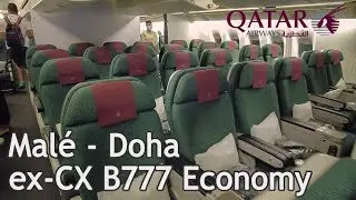 Qatar Airways Mal&eacute; - Doha Economy  ex-CX B777-300ER