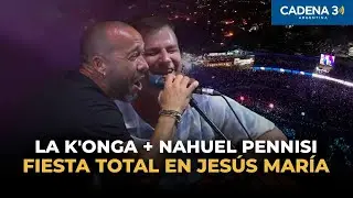 La K'onga y Nahuel Pennisi Jesús María 2026 | Diego Granadé sube al escenario y el público estalla