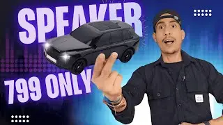 Car Design Wireless Speaker 🚗 | Stylish Bluetooth Speaker with Deep Bass & Lights #carspeaker #speak