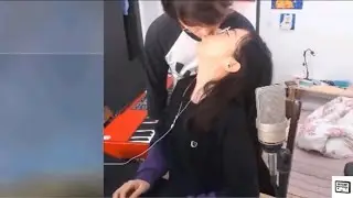 Michael Didn't Know Lily Was Streaming and Gets Embarrassed After Kissing Her